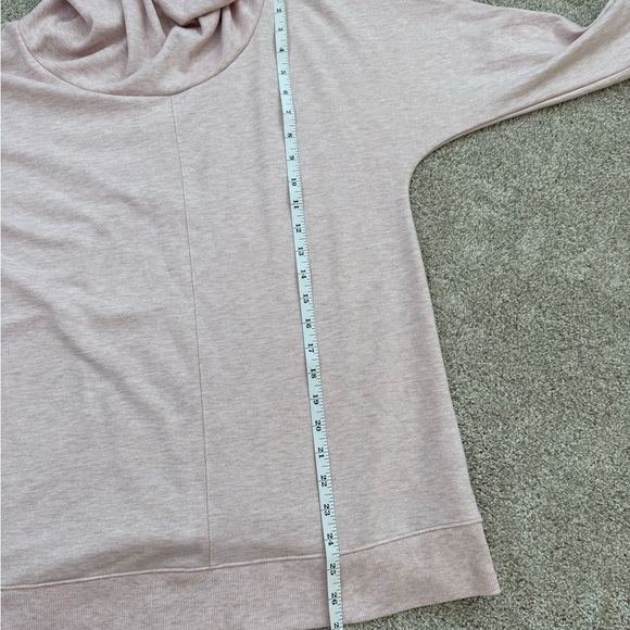 Haven Well Within Tunic Cowl Neck 3/4 Sleeve Pink Sweatshirt Size Small - Picture 10 of 11